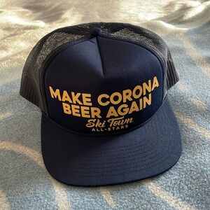 Corona Beer Ski Trucker Hat